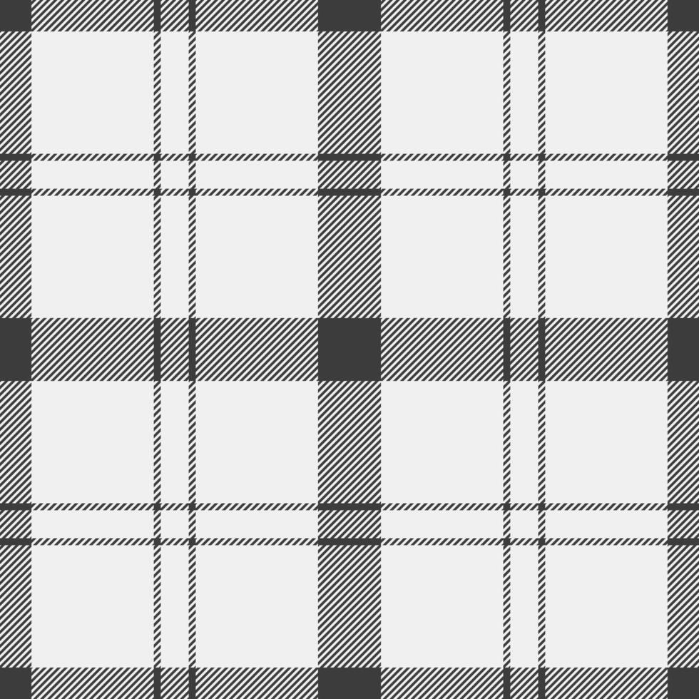 Stylish black and white plaid pattern. Perfect for textile design, apparel, website backgrounds, or any project needing a clean, modern, and geometric aesthetic. vector