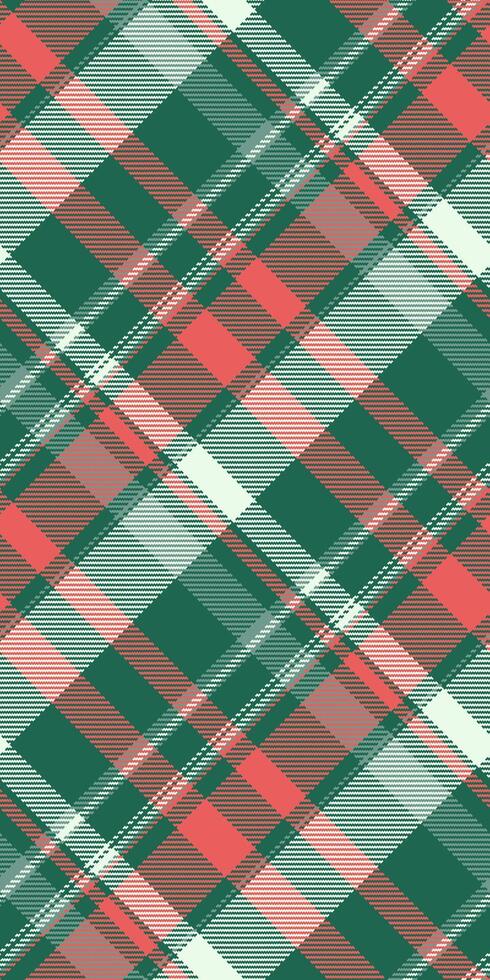 Book fabric plaid background, deep seamless check. Industry pattern texture tartan textile in teal and red colors. vector