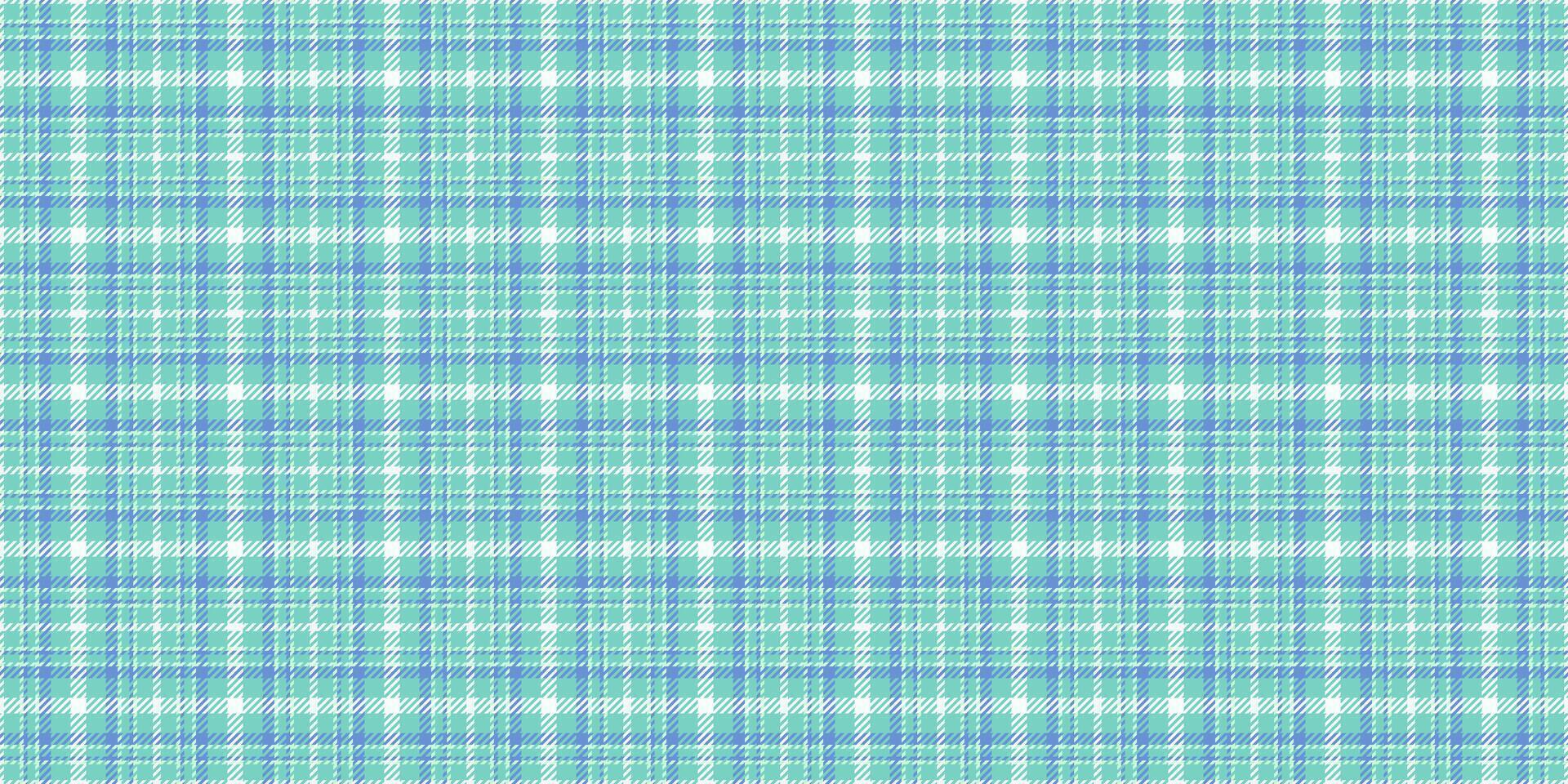 Seamless pastel teal and white plaid pattern. Perfect for textile design, website backgrounds, or packaging. Evokes feelings of freshness and calmness a subtle yet stylish texture. vector