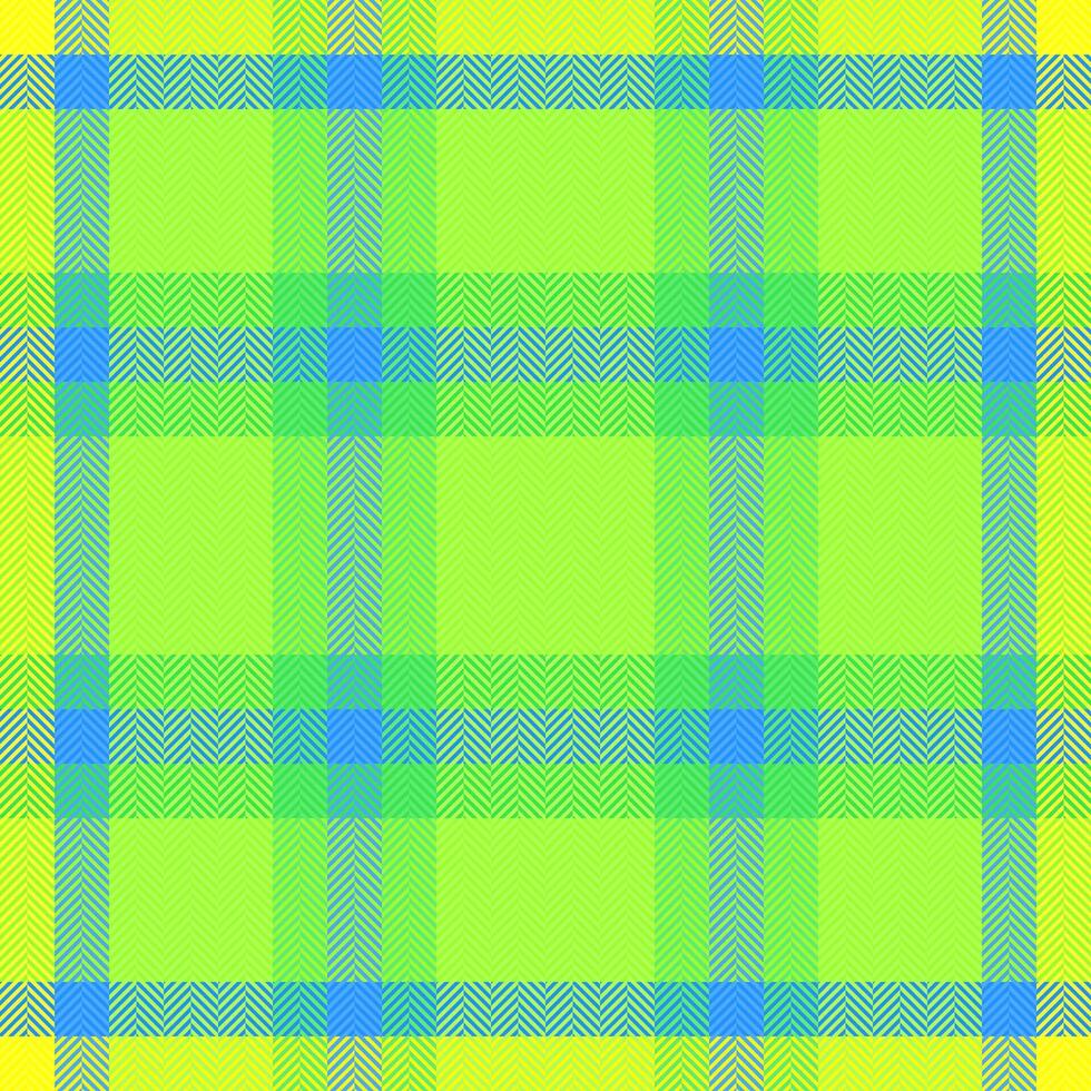 Vibrant lime green and turquoise herringbone plaid pattern. Ideal for textile design, fashion, website backgrounds, and springsummer themed projects. vector