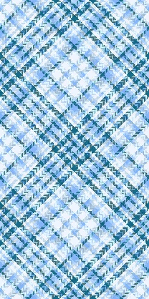 Subtle blue and teal diagonal plaid pattern. Perfect for textile design, website backgrounds, or crafting projects. This elegant, seamless texture evokes feelings of calmness and sophistication. vector