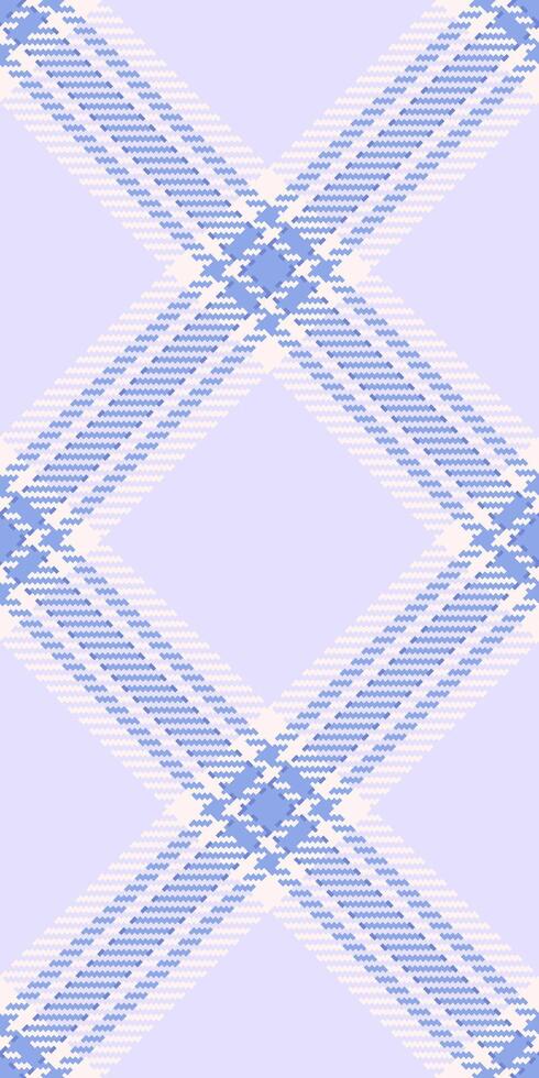 Present pattern texture, business fabric seamless background. Cool textile plaid tartan check in light and sea shell colors. vector