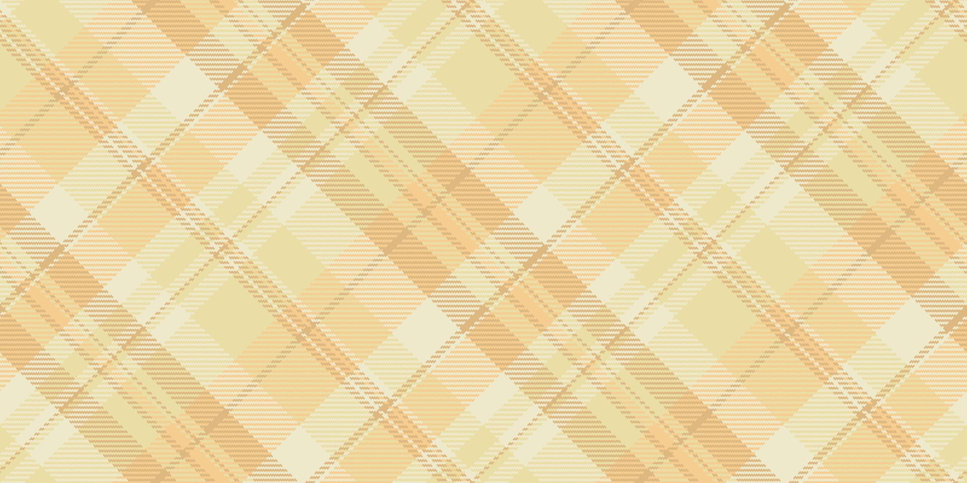 Kitchen background texture fabric, table cloth seamless textile pattern. Event check tartan plaid in light and amber colors. vector