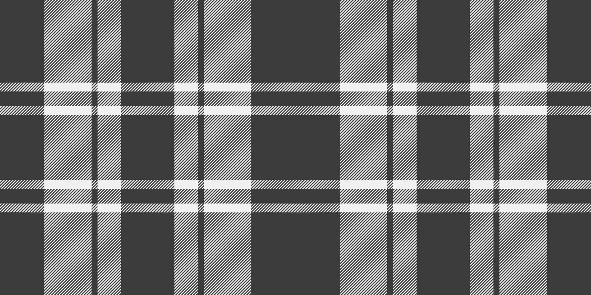 Sophisticated grayscale plaid pattern. Perfect for textile designs, website backgrounds, or creating a classic, timeless aesthetic. vector