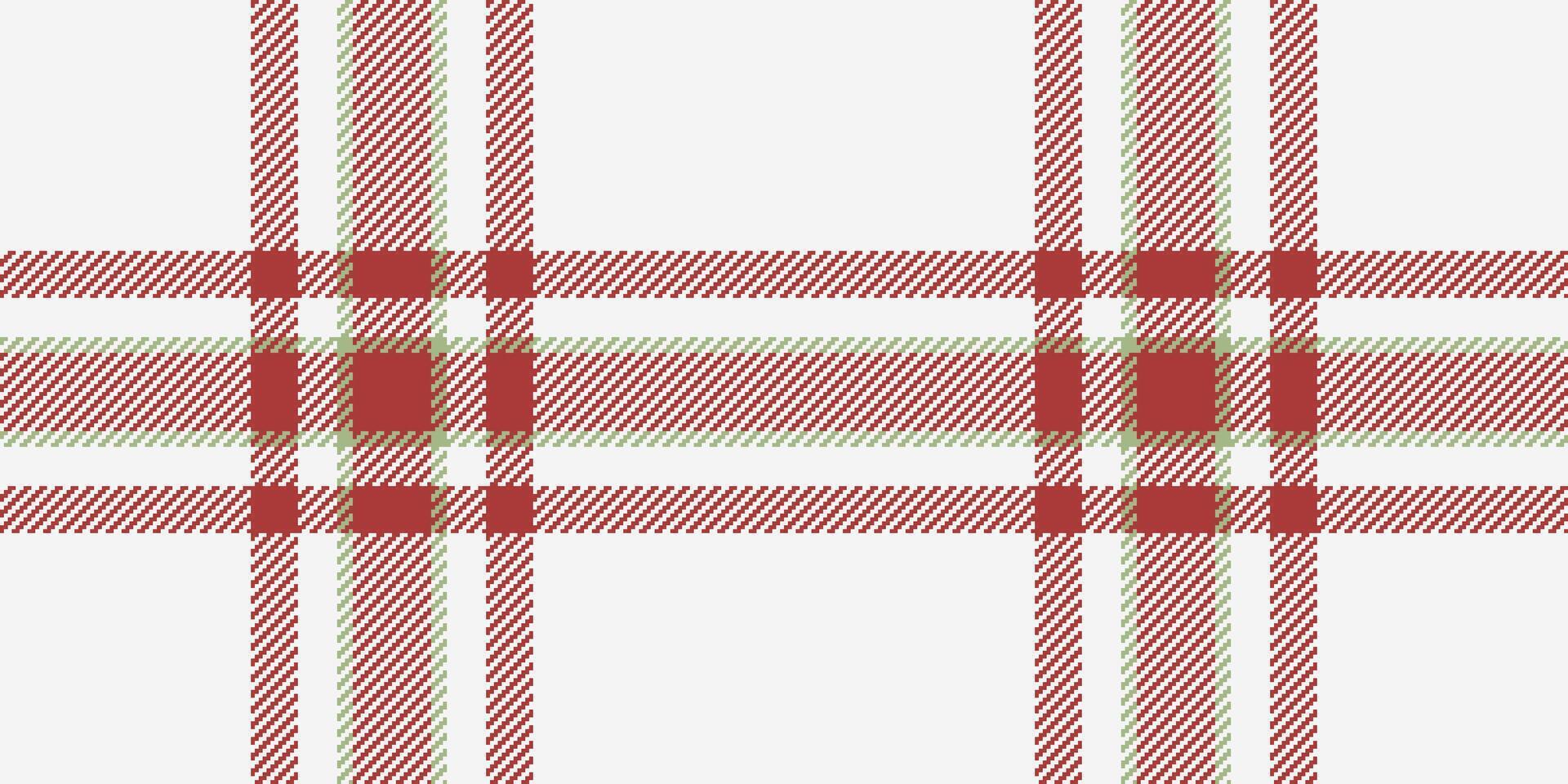 Elegant red and cream plaid pattern. Perfect for textile design, apparel, website backgrounds, and holiday projects. This classic, timeless design evokes warmth and sophistication. vector