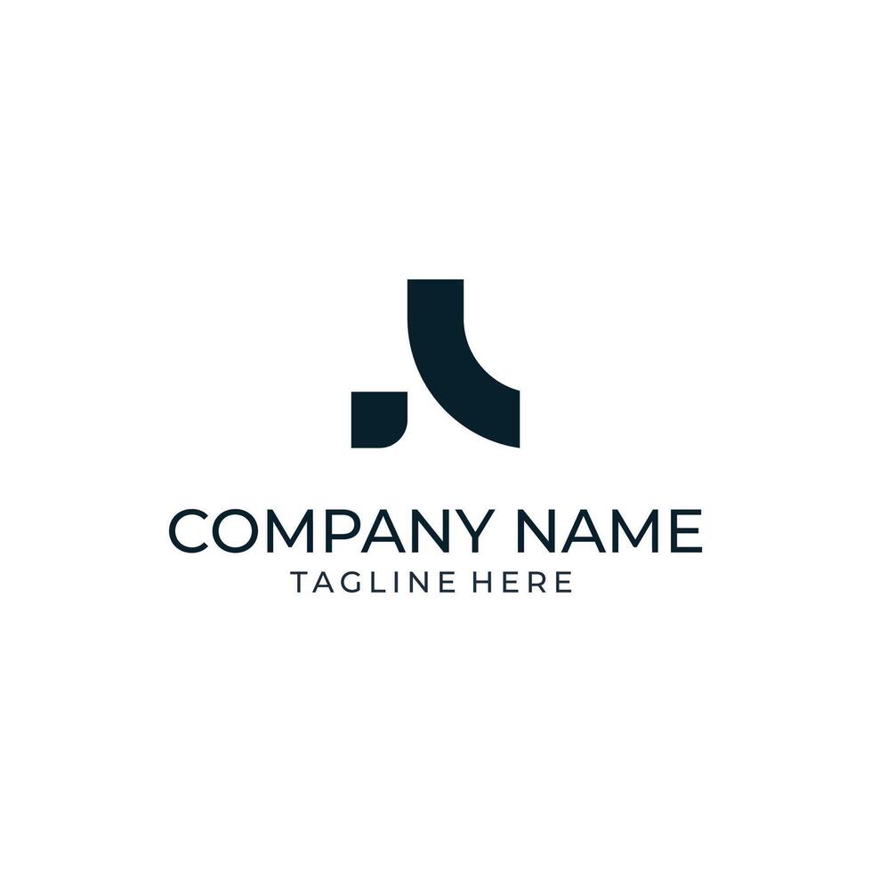 Simple AL Logo Icon Initials vector