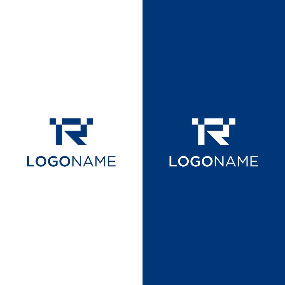 Letter R with Castle Logo Concept Icon vector