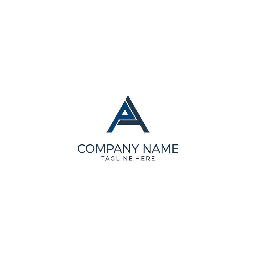 Letter PA and AP Logo vector