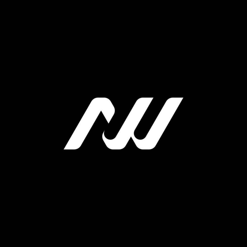 Letter AW or A and W logo concept vector
