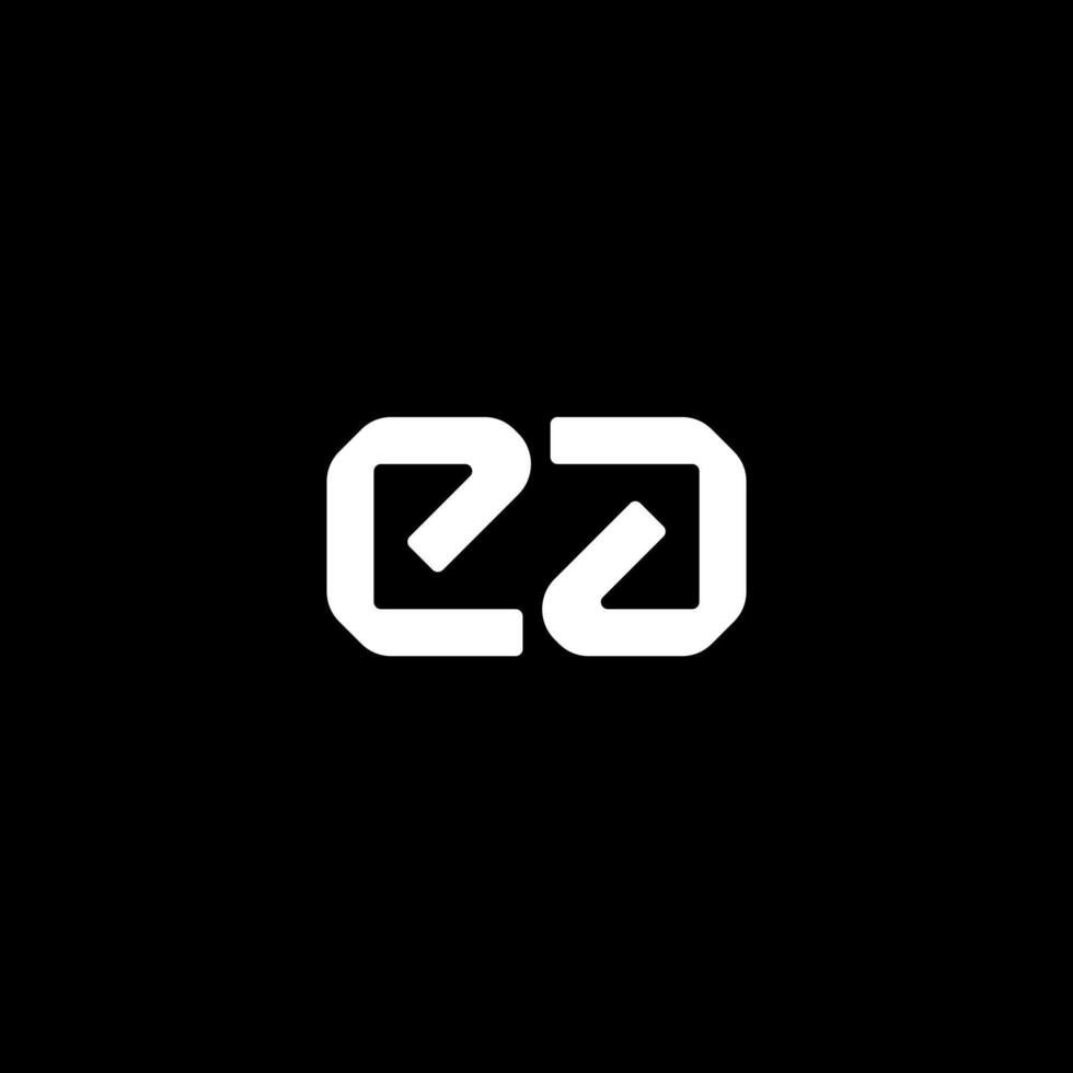 symmetrical Letter EA or AE logo concept vector
