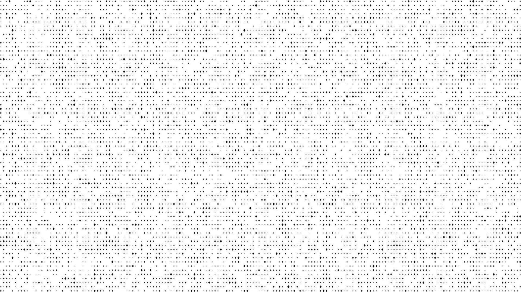 Halftone noise texture background. Comic style grain pattern. Pixelated rhomb particles wallpaper. Black and white grain and dots overlay. Dust speckles effect vector