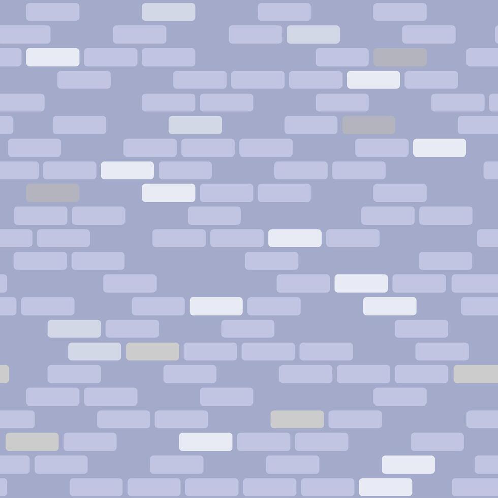 Brick wall seamless pattern. Gray brickwork repeating texture. Bricks masonry background. . vector