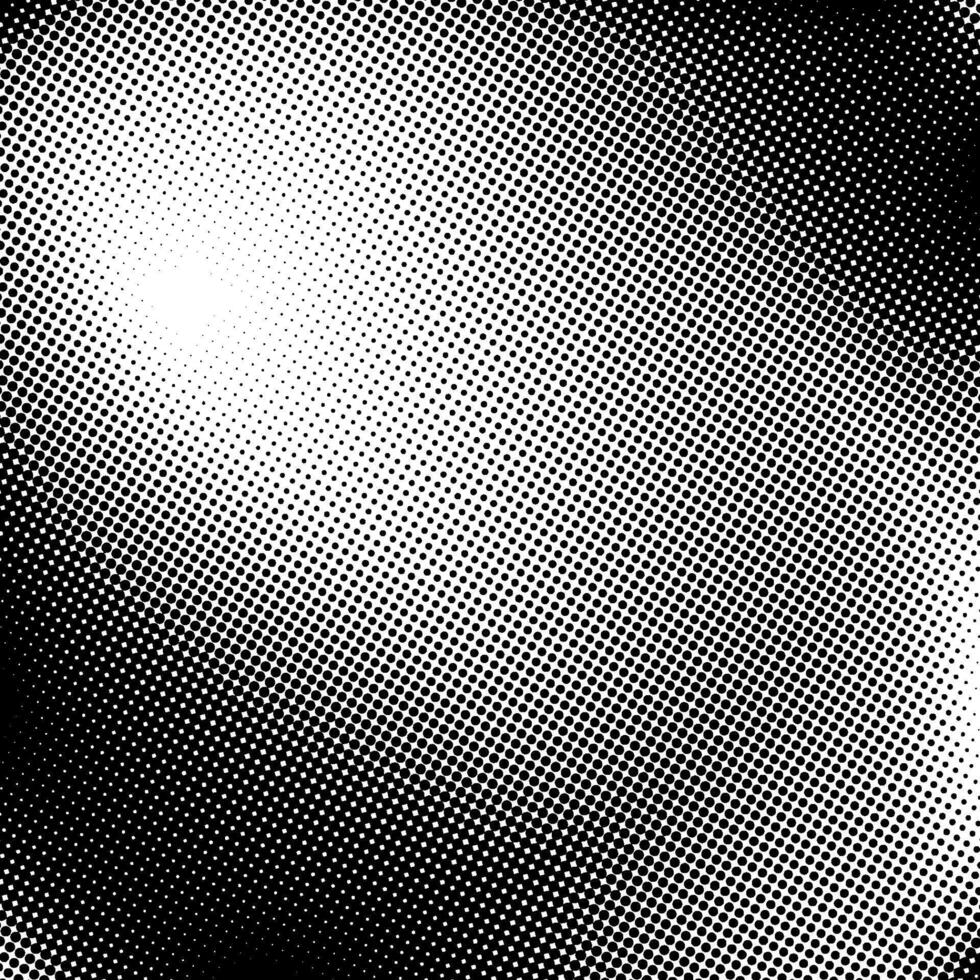 Halftone background. Grunge halftone pop art texture. Black and white abstract wallpaper. Geometric retro vector