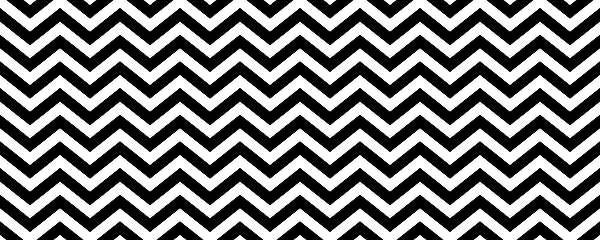 Chevron seamless pattern. Repeating zig zag texture. Black and white herringbone ornament background. wallpaper vector