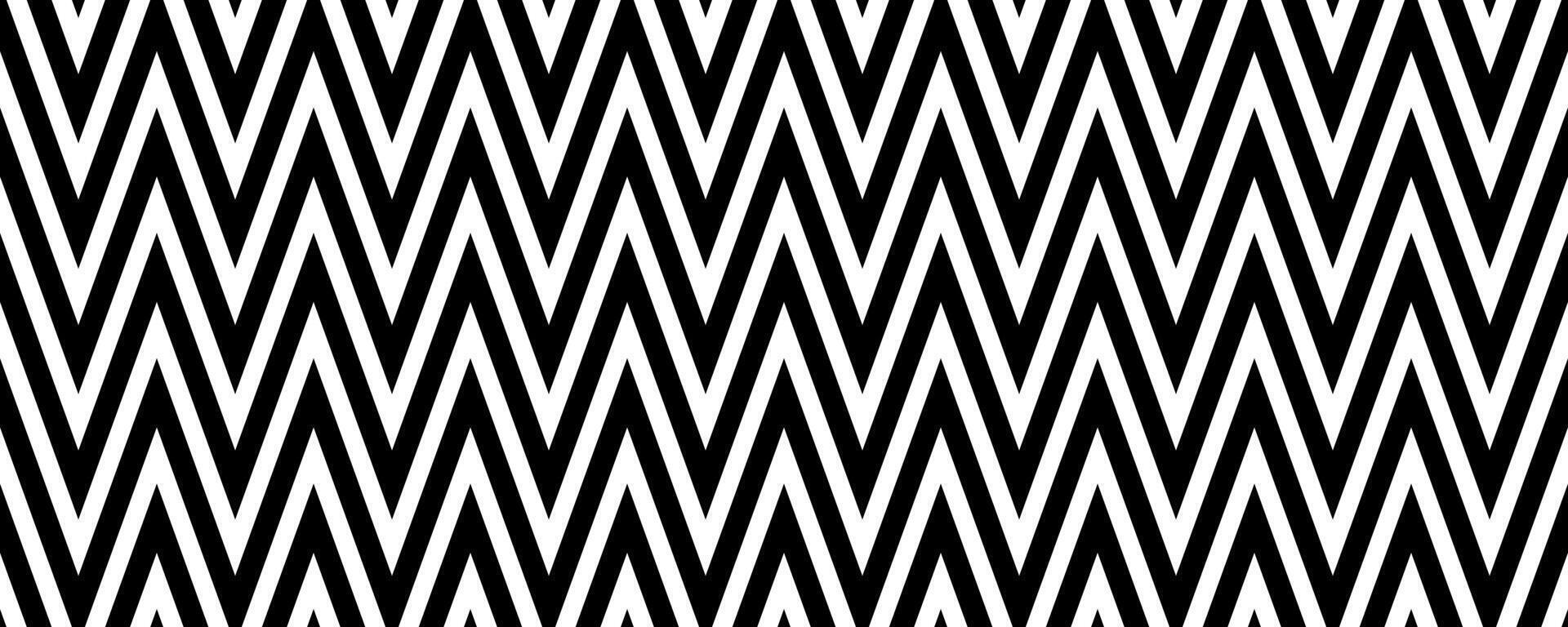 Chevron seamless pattern. Herringbone background. Repeating zig zag texture with diagonal lines. Black and white vector