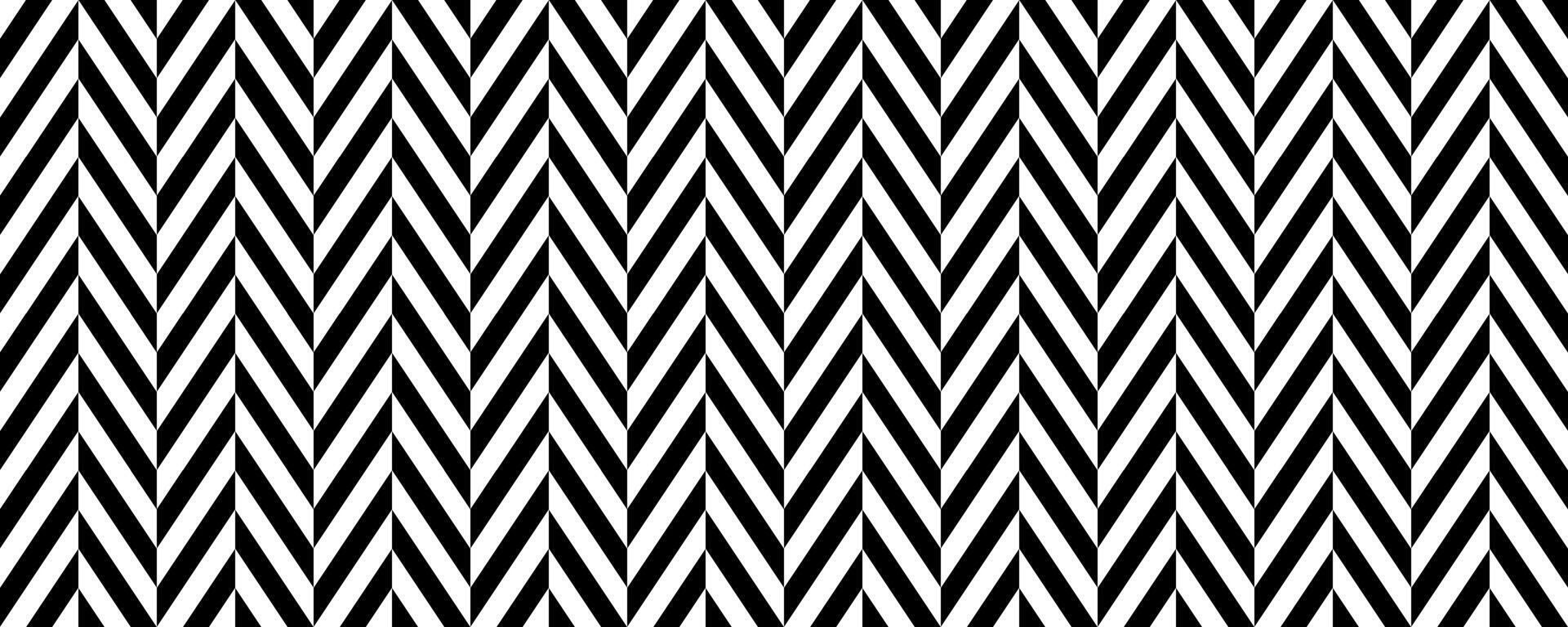 Herringbone seamless pattern. Black and white chevron background. Repeating zigzag texture with diagonal lines. Textile and fabric print design. Illustration and wallpaper vector