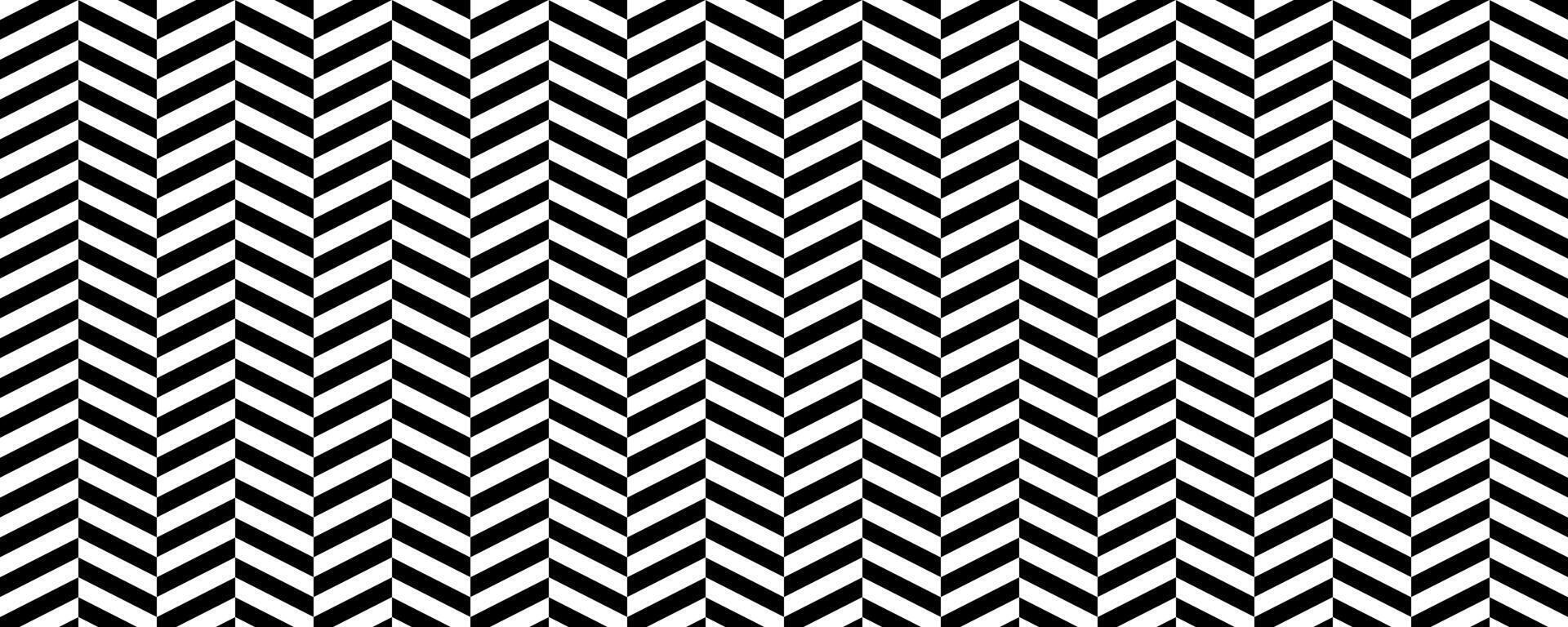 Herringbone seamless pattern. Black and white chevron background. Repeating zigzag texture with diagonal lines. Textile or fabric print design swatch. vector