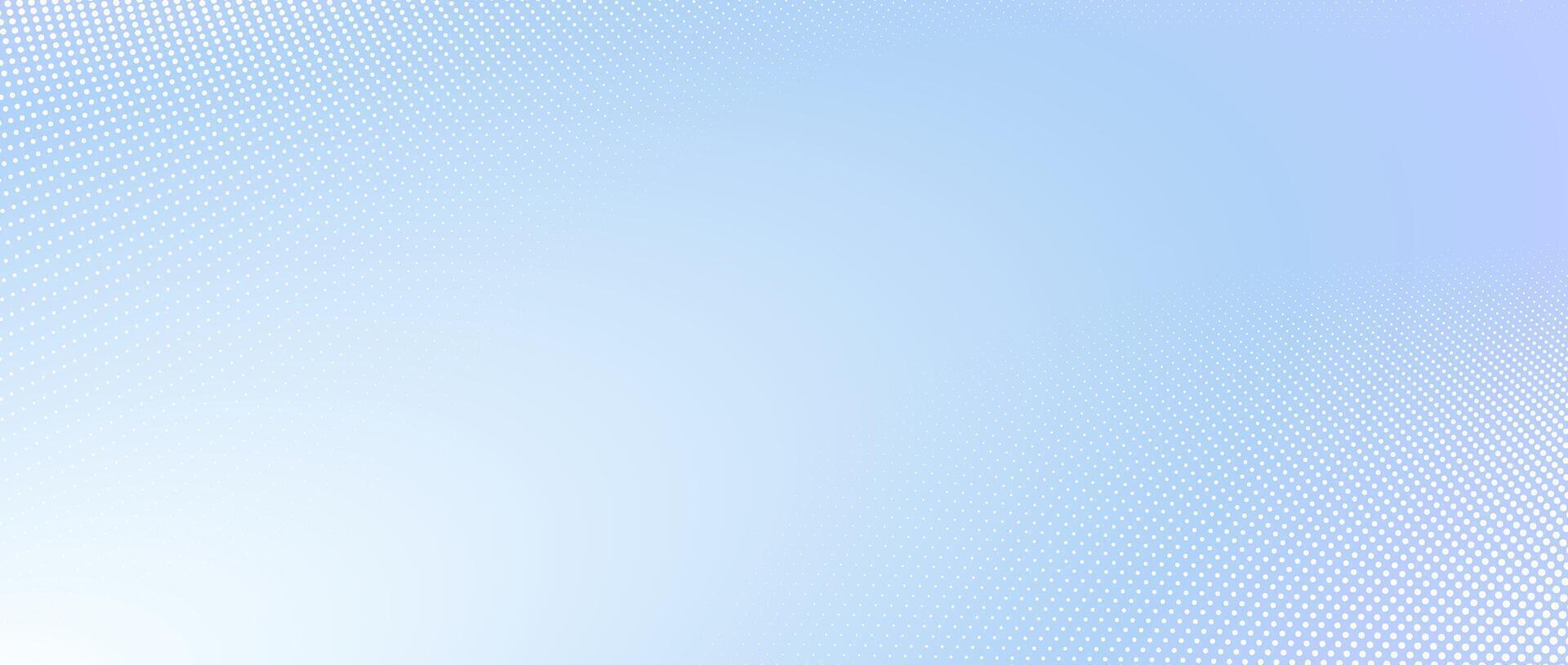 Halftone wave lines texture. White dotted stripes on light blue background. Warped and curved lines wallpaper. Sea water or air wind concept. Design template vector