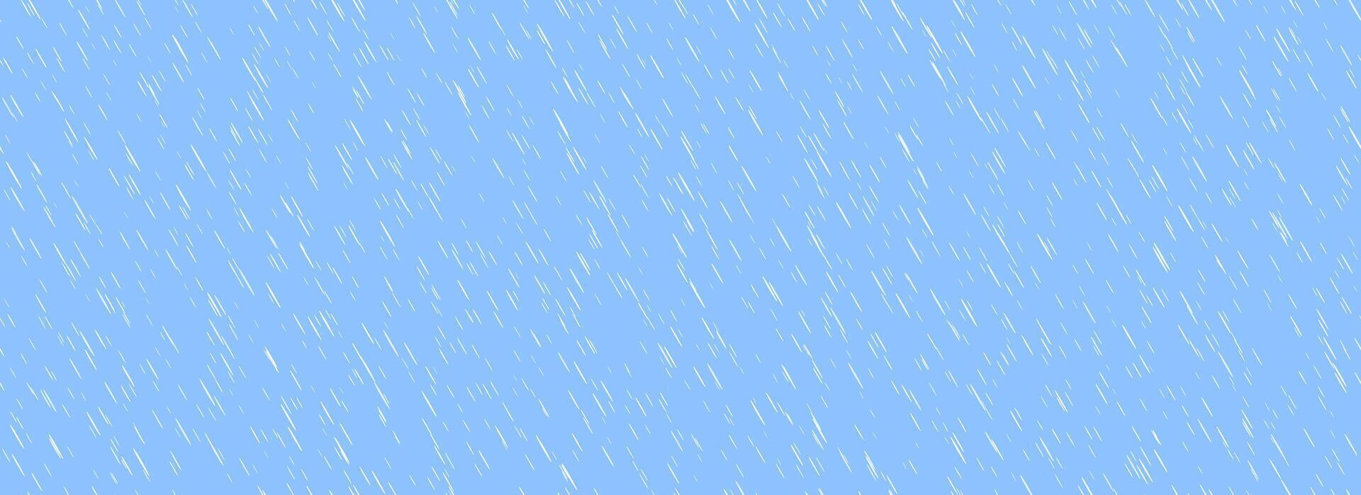 Diagonal falling rain seamless pattern. Pouring rain texture. Repeating tiny water drops background. Downpour backdrop. Sleet, hail or snow precipitation wallpaper. Bad weather season vector