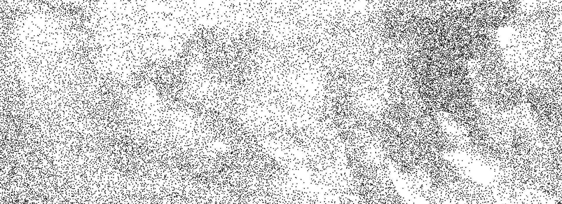 Abstract sandy grain texture. Stippled grit noise background. Distressed dust particles overlay. Grunge dotted sand backdrop. Stone specks, speckles, granules print wallpaper. Dot work texture vector