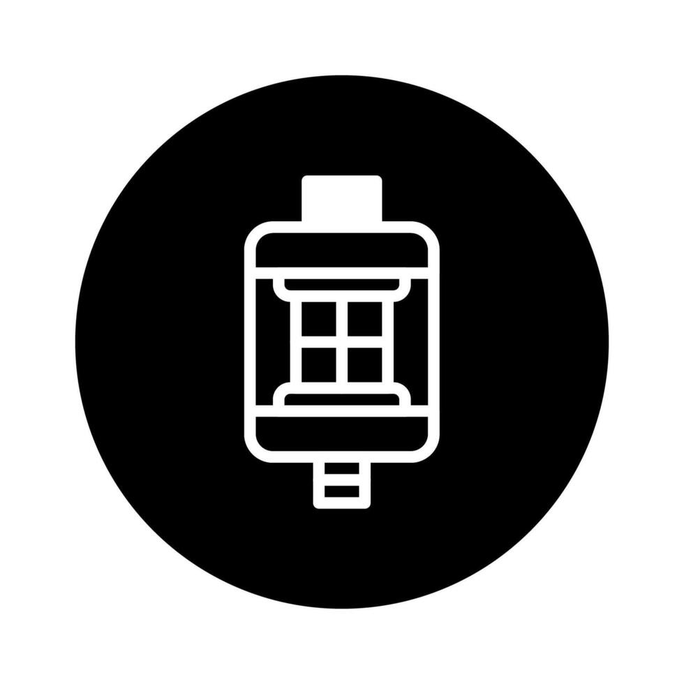 Modern black background showcasing minimalist white icon representing technological innovation and digital advancement in systems vector