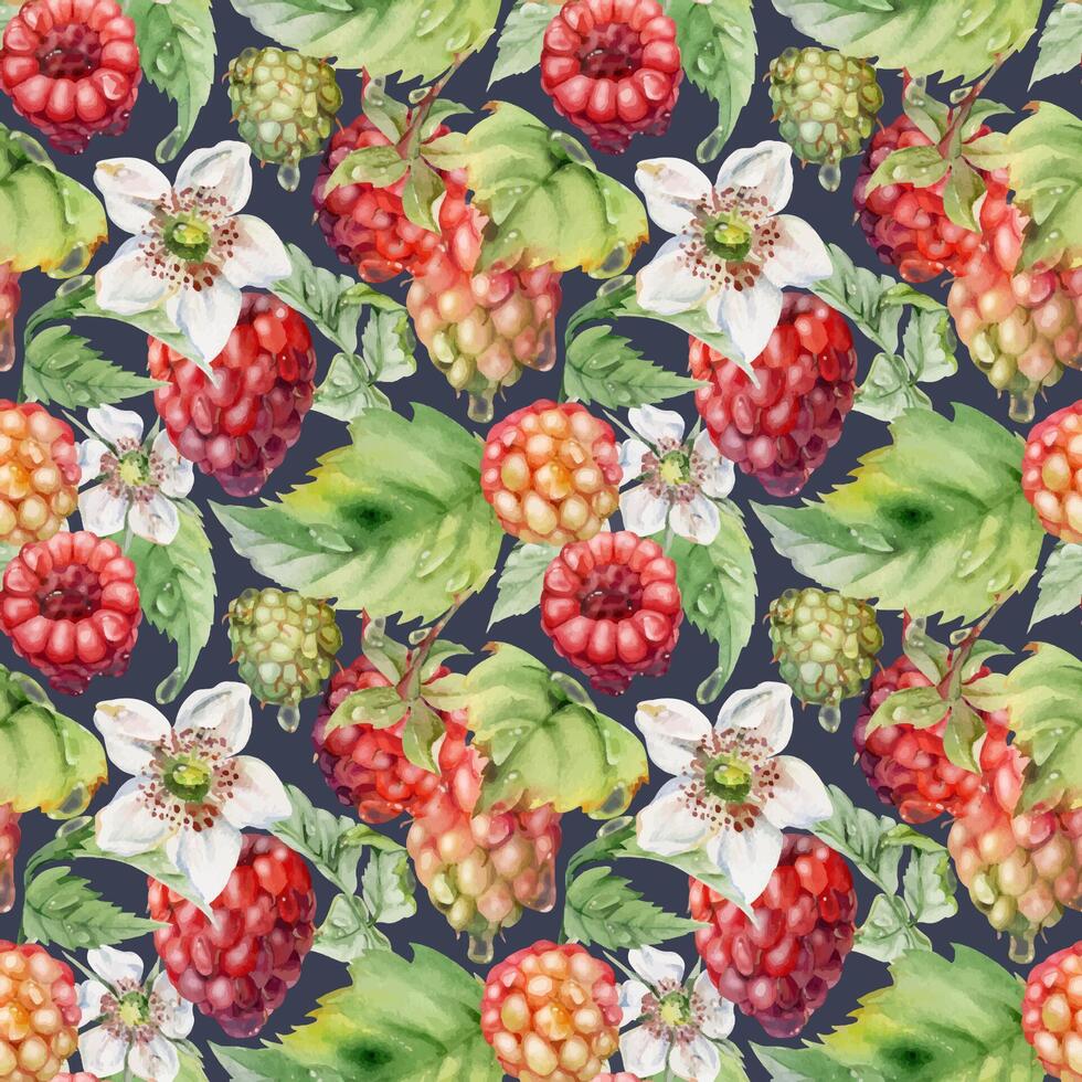 Colorful berry pattern design vector