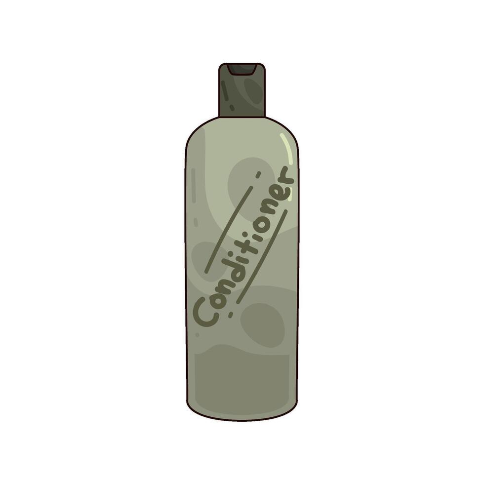 conditioner bottles illustration vector
