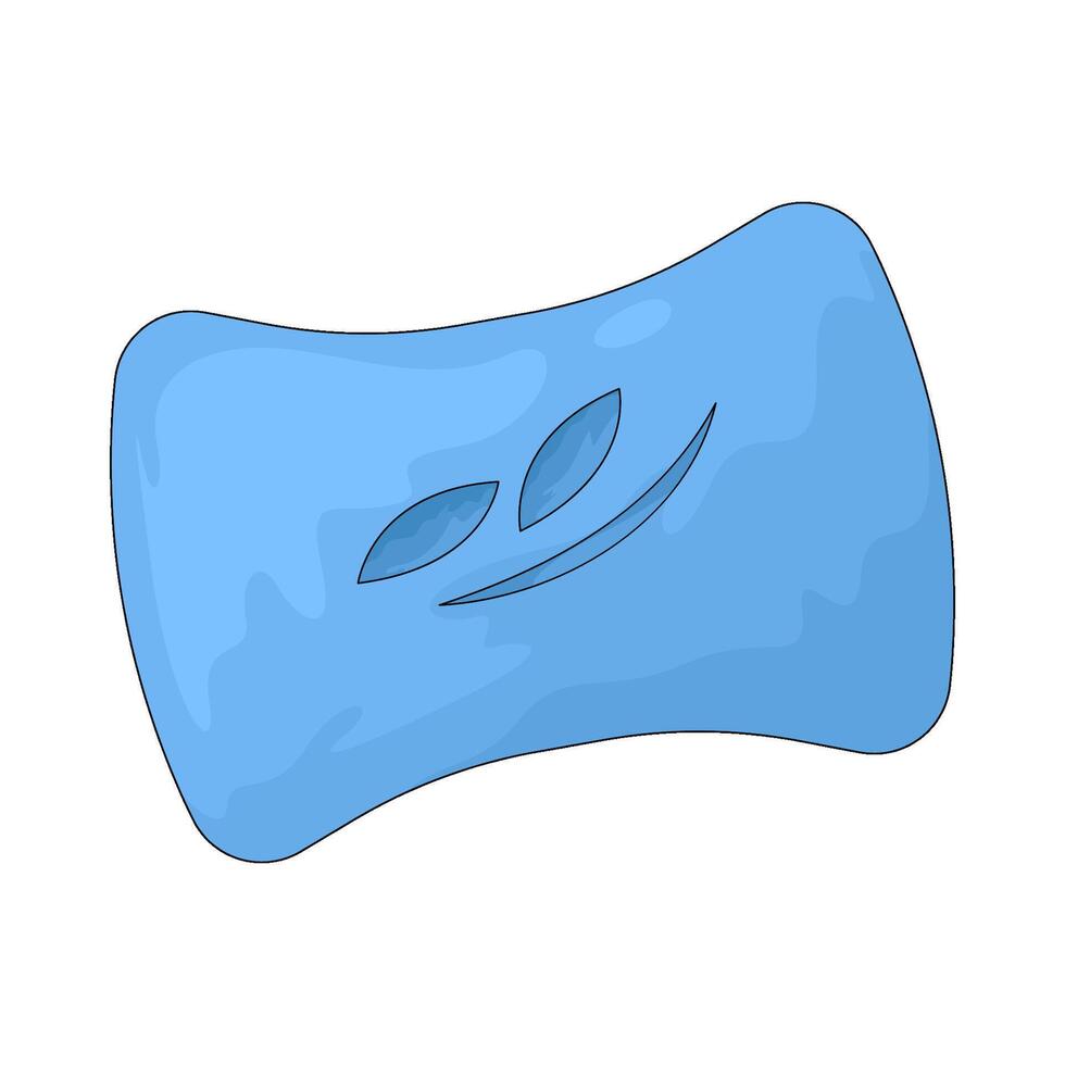 Blue Soap Bar vector