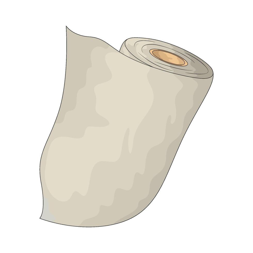 Hygiene toilet paper illustration vector