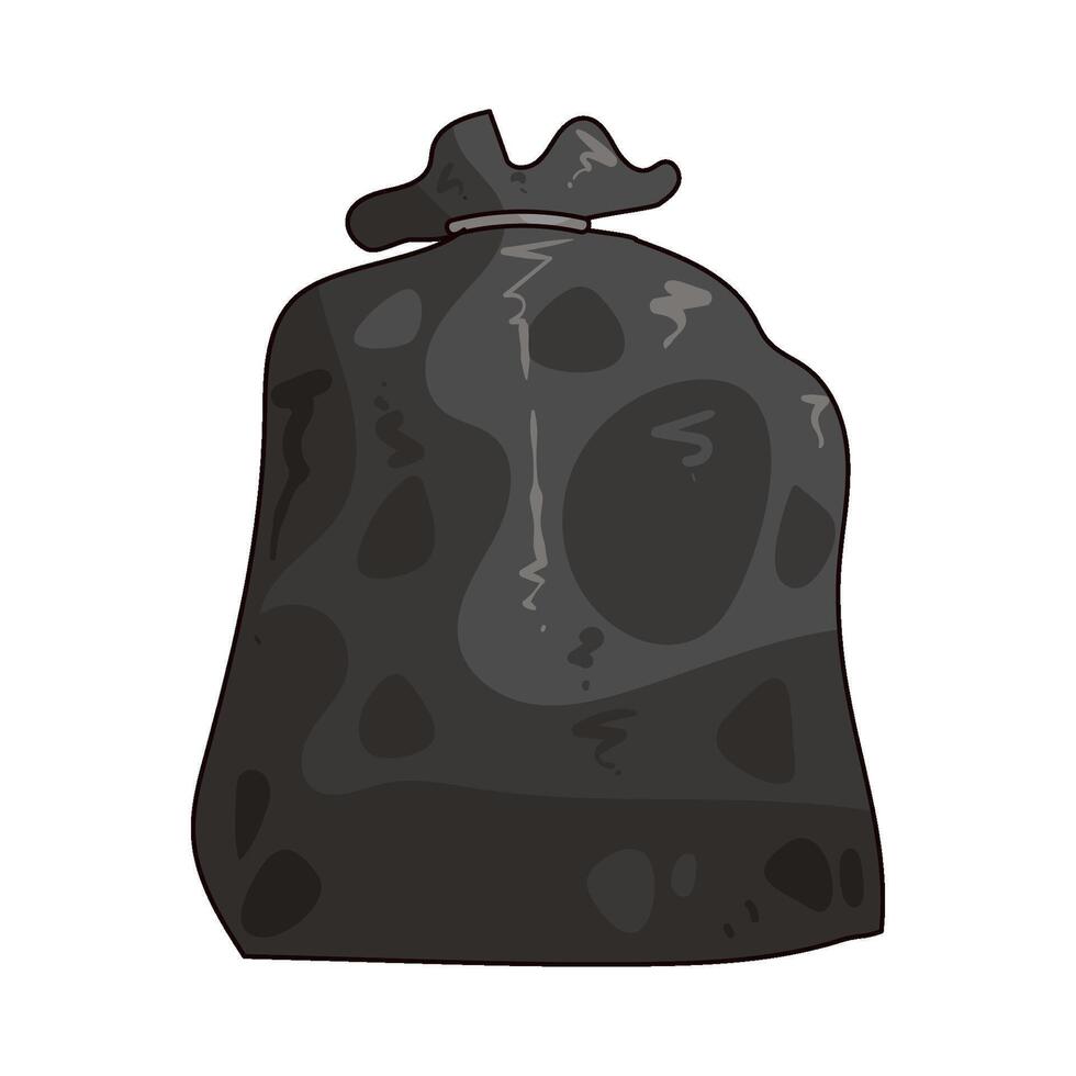 Illustration of a Trash Bag vector