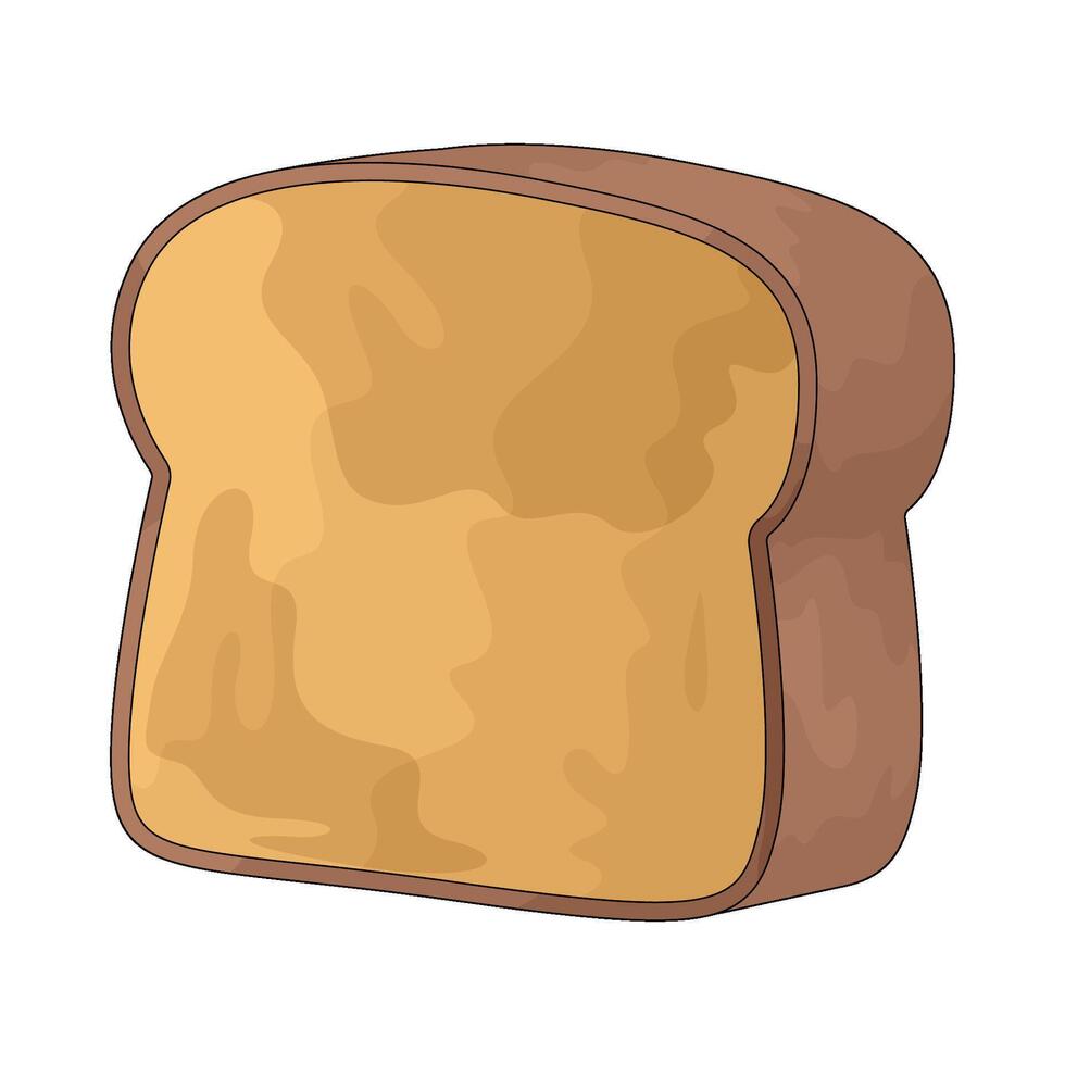 Illustration of Burnt Toast vector