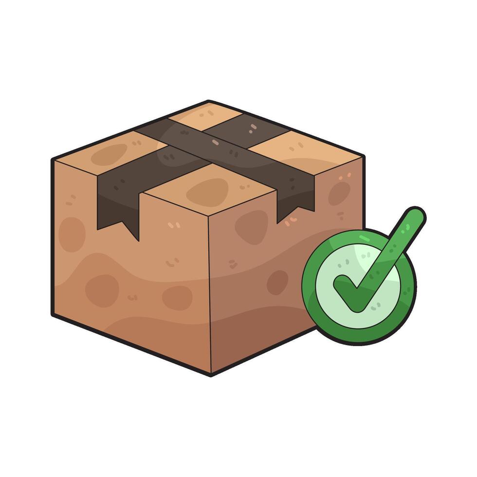 Illustration of Package Delivered vector