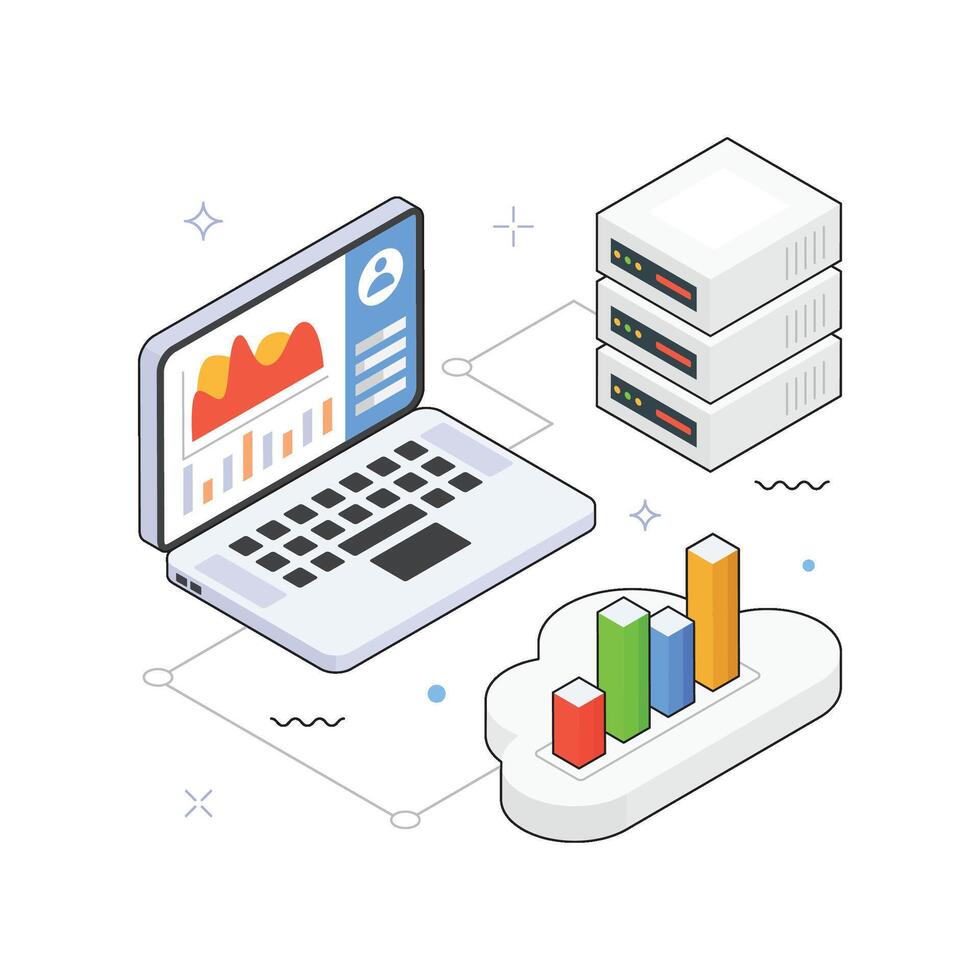 3D isometric Illustration. EPS 10 file vector