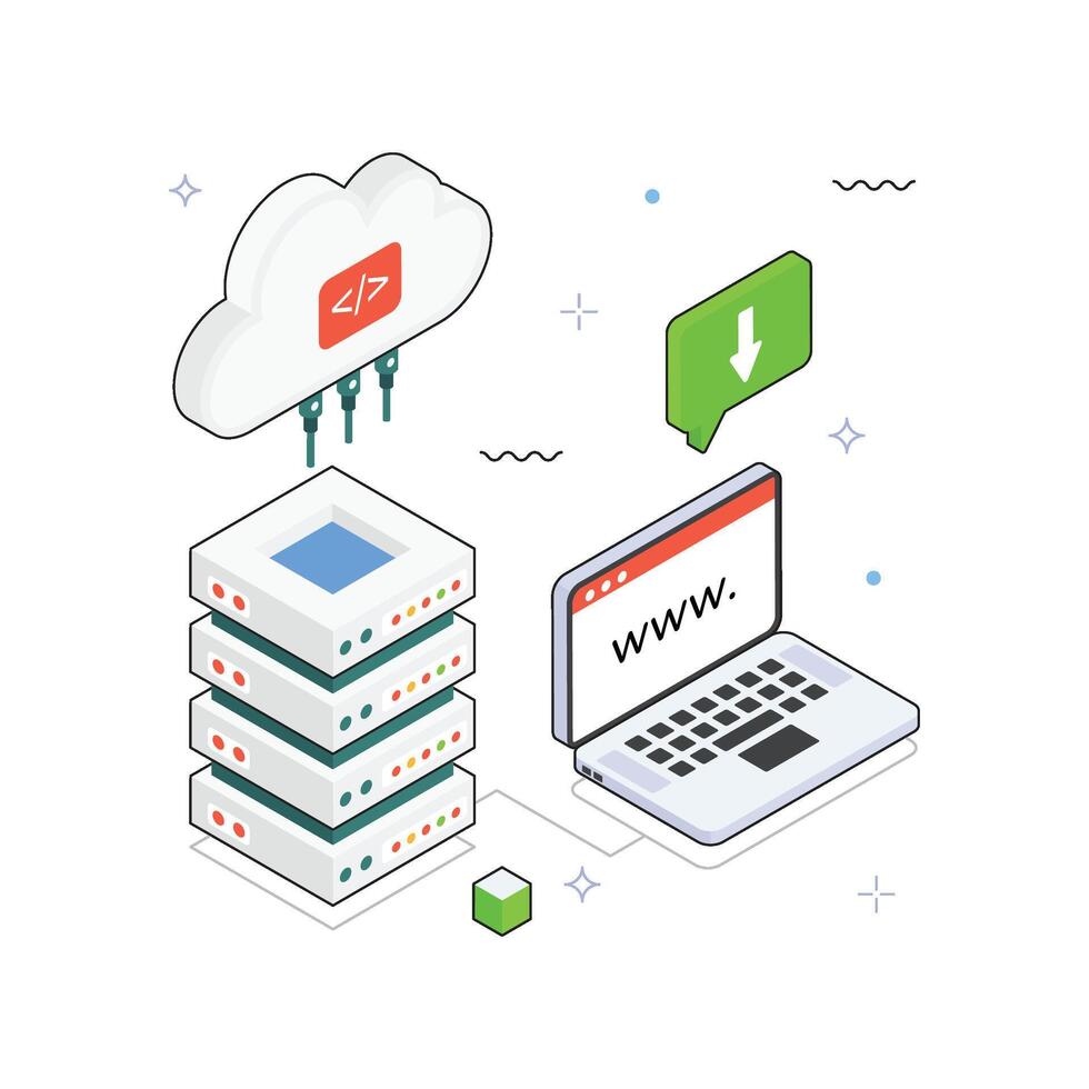 Cloud Code Deployment vector