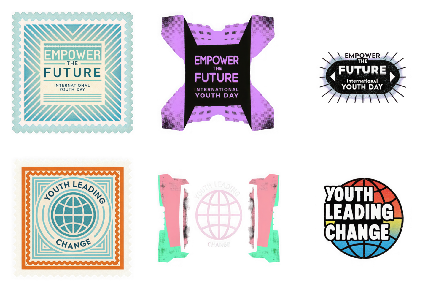 Empower Future Youth Leading Change Global Initiative Graphics isolated on a transparent background image png