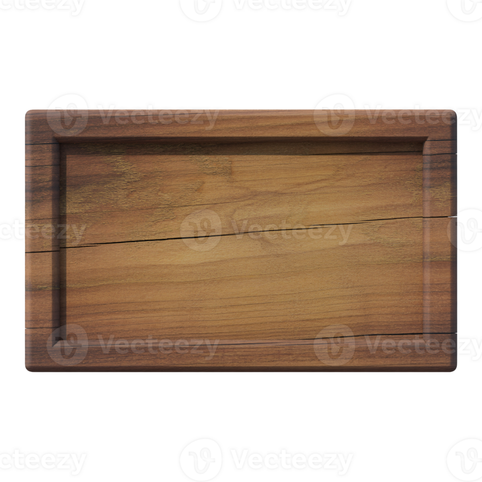 Rustic Wooden Signboard Frame Mockup Perfect for Text or Design Overlay Offers a Weathered Brown Wood Texture Ideal for Rustic Branding and Vintage Designs, transparent background png