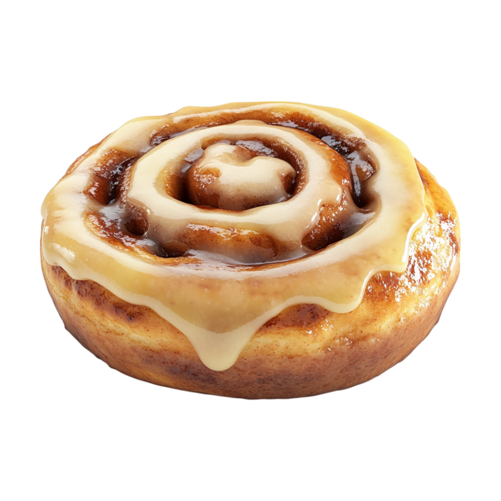 cinnamon roll on transparent background png