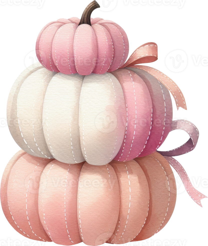 Coquette Girly Autumn Pumpkin Arrangement png