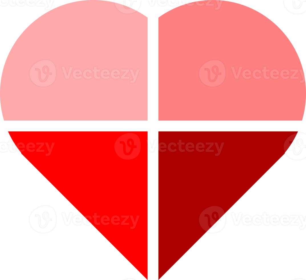 Part heart love png