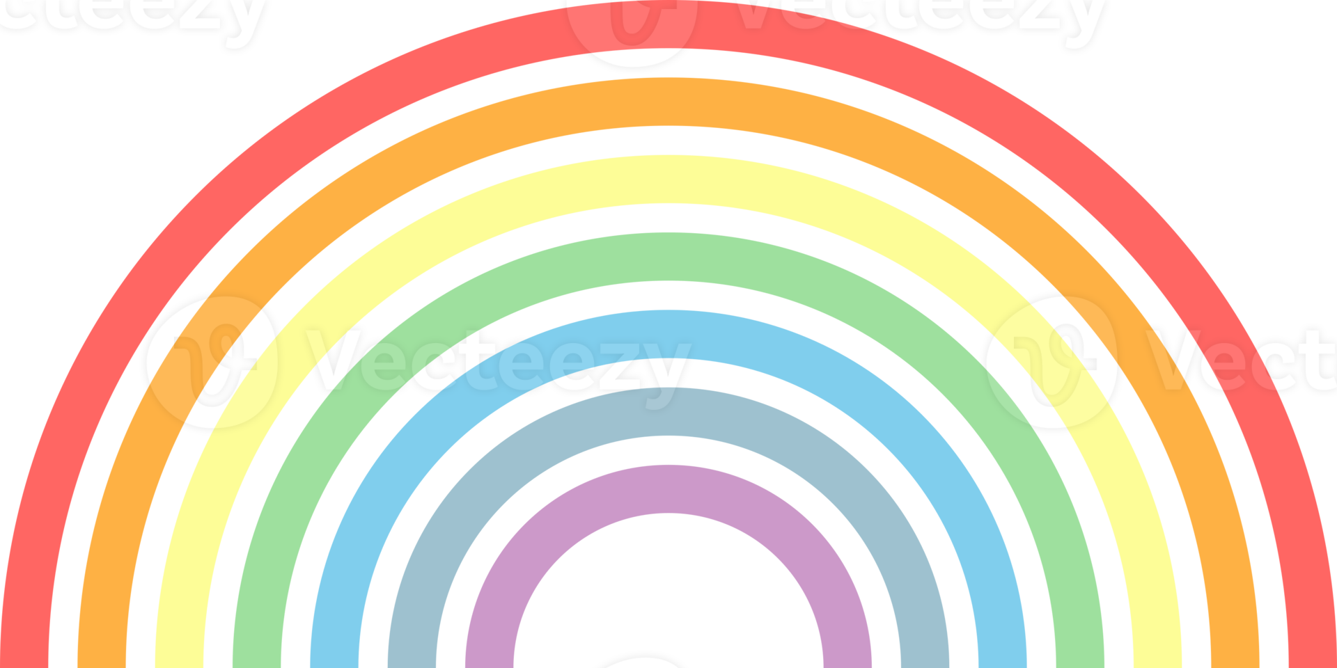 Curve line rainbow png
