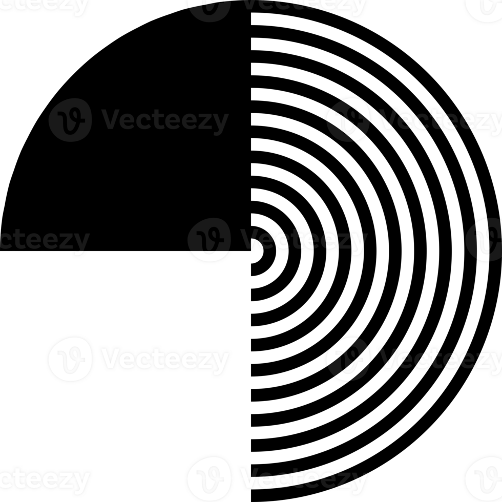 Black icon line circle abstract png
