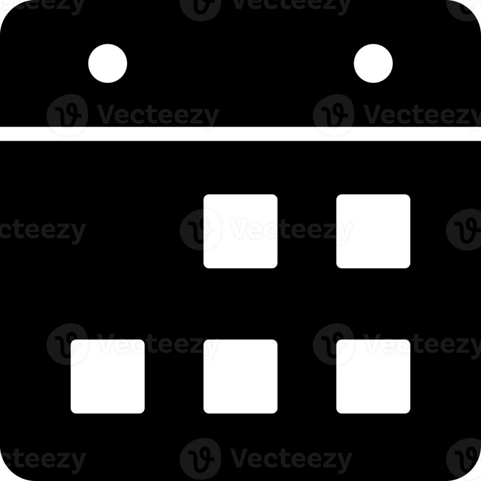 Icon black calender png