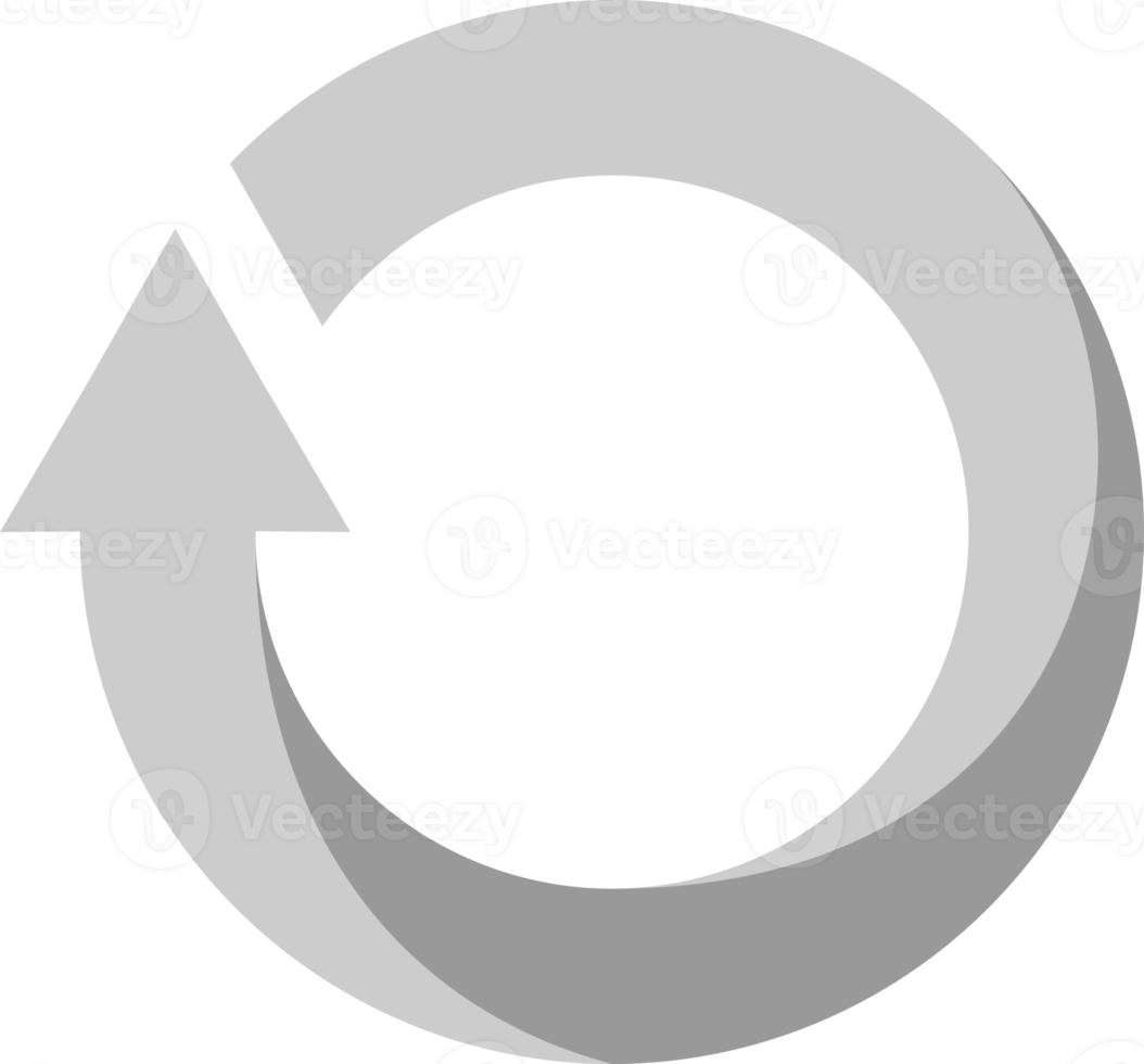 Gray circle arrow icon png