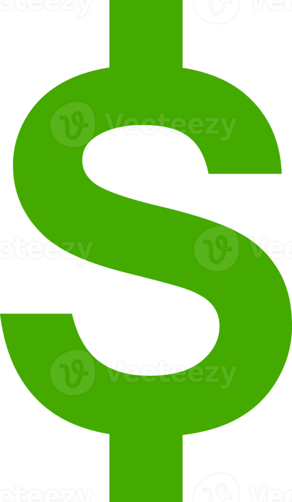Green icon dollar sign png