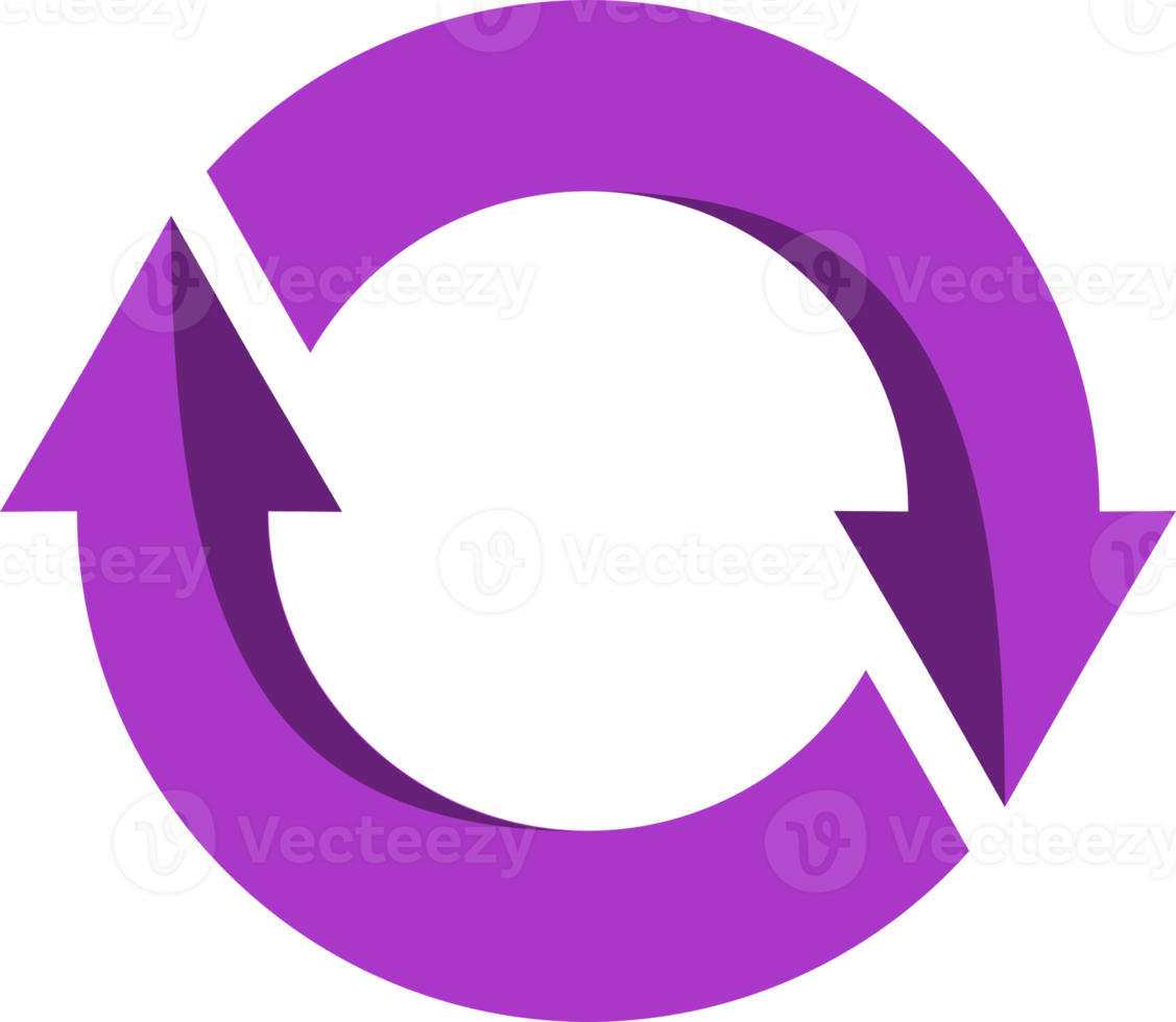 Purple circle arrow png