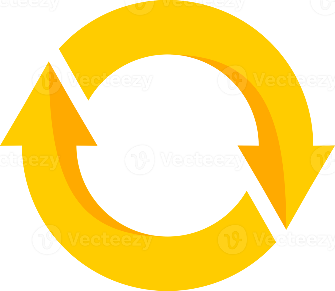 Yellow circle arrow png