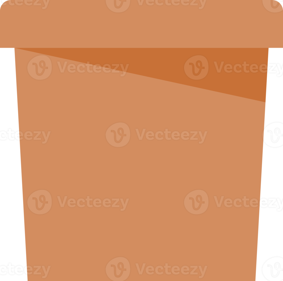 Plant pot tree brown png