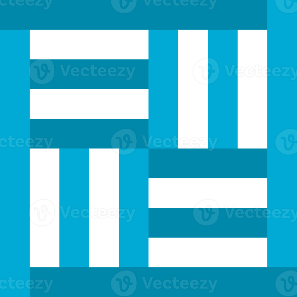 Blue line weave square png