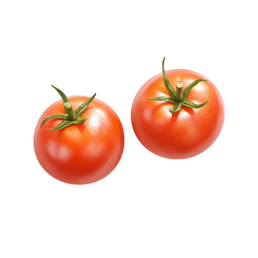 Fresh Cherry Tomatoes PNG Against Transparent Background for Organic Food, Healthy Eating, or Culinary Design