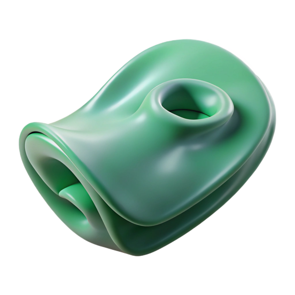 calm stunning A single, tightly rollejade face mask sheet, showing texture anfolds, soft lighting, top-down view, isolateon transparent background,high-resolution product photography impeccable png